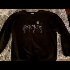FULL TILT Dancing Skeletons Crewneck